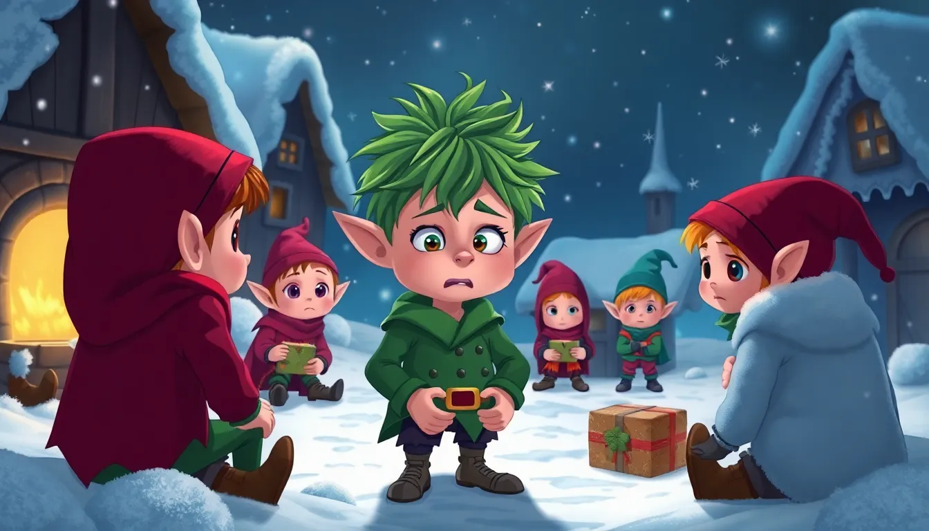 La Nuit Magique de Noël avec les Lutins 2 Illustration du Grand Problème