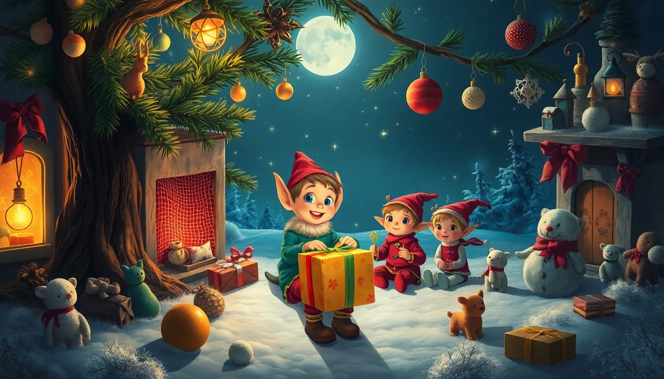 La Nuit Magique de Noël avec les Lutins 5 Illustration de La Découverte Magique