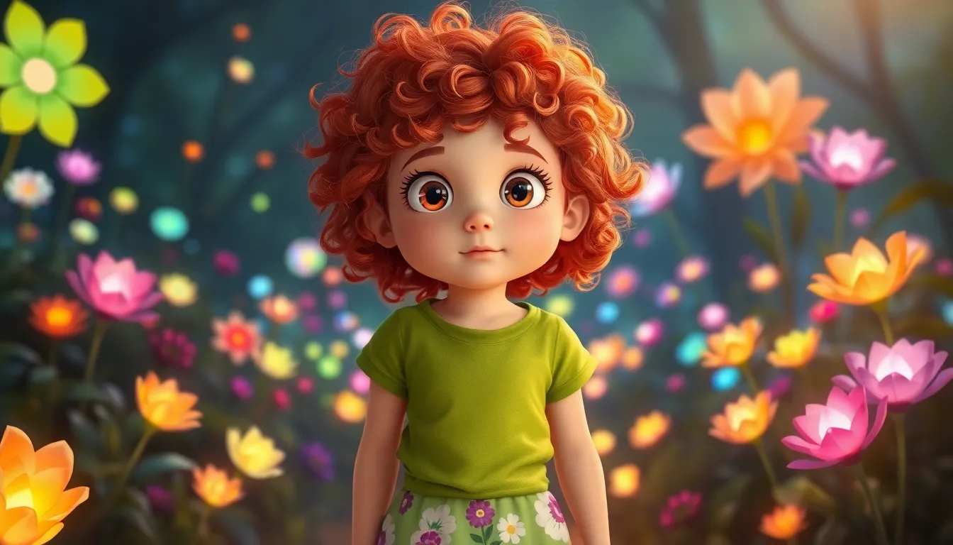 Zoé et le Jardin des Lumières 1 Illustration de La Découverte du Jardin