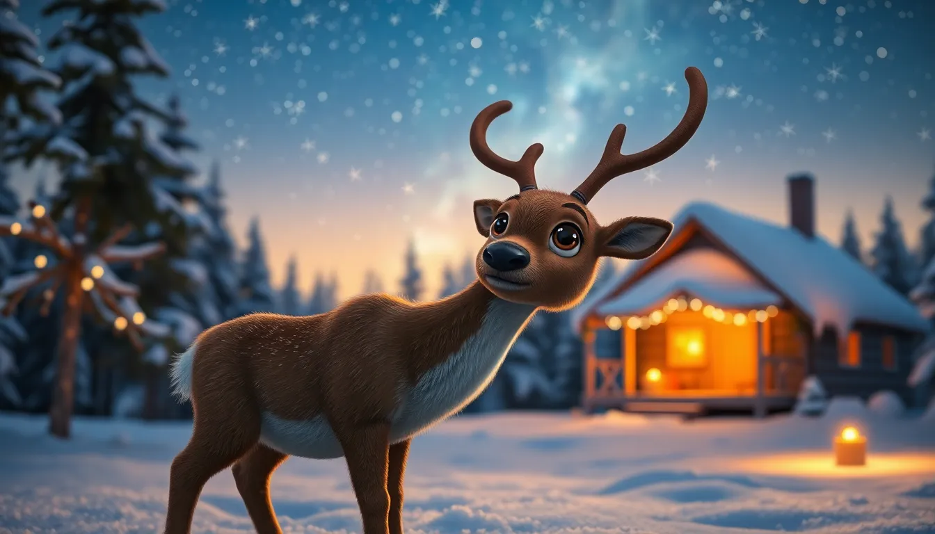 La Nuit Étoilée de Noël 1 Illustration de La Magie de Noël