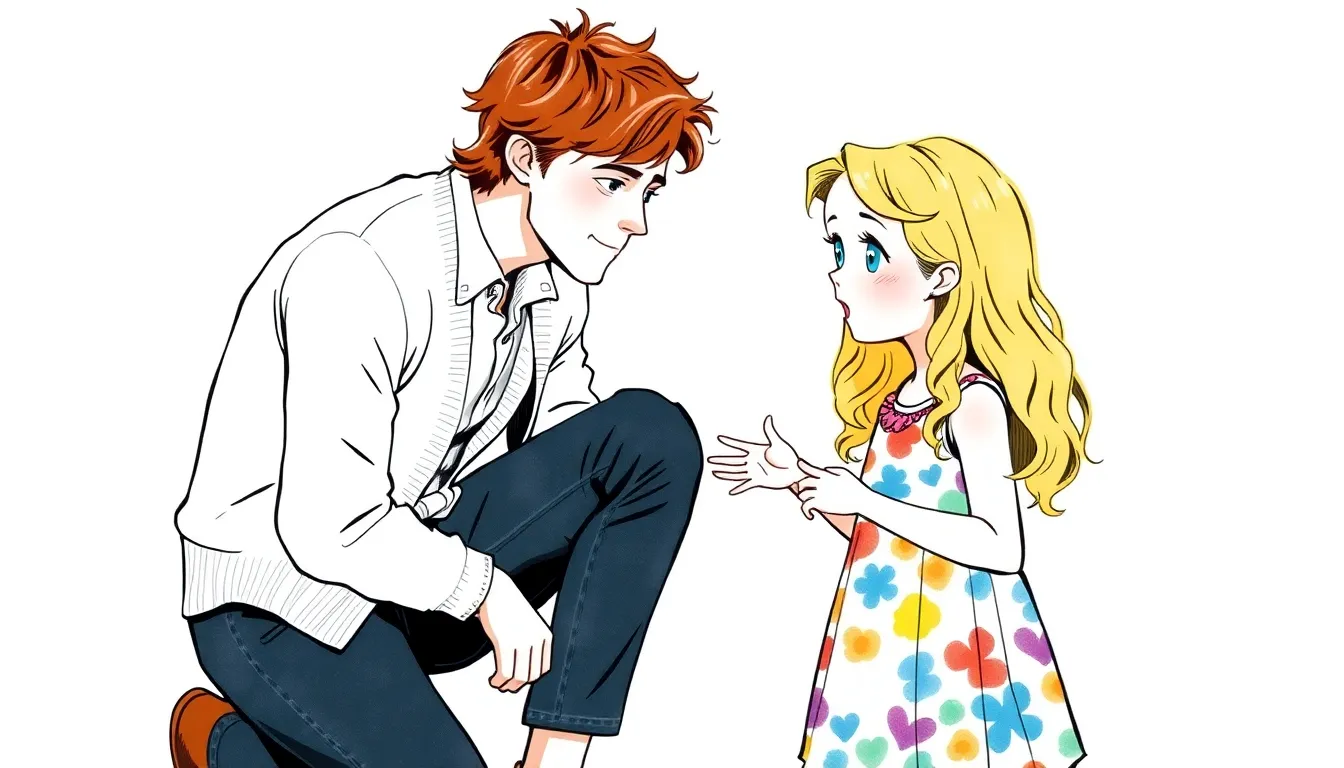 Les Yeux de l'Enfant : Une histoire sur la perception au-delà de la vision 2 Illustration de La Rencontre avec l'Enfant