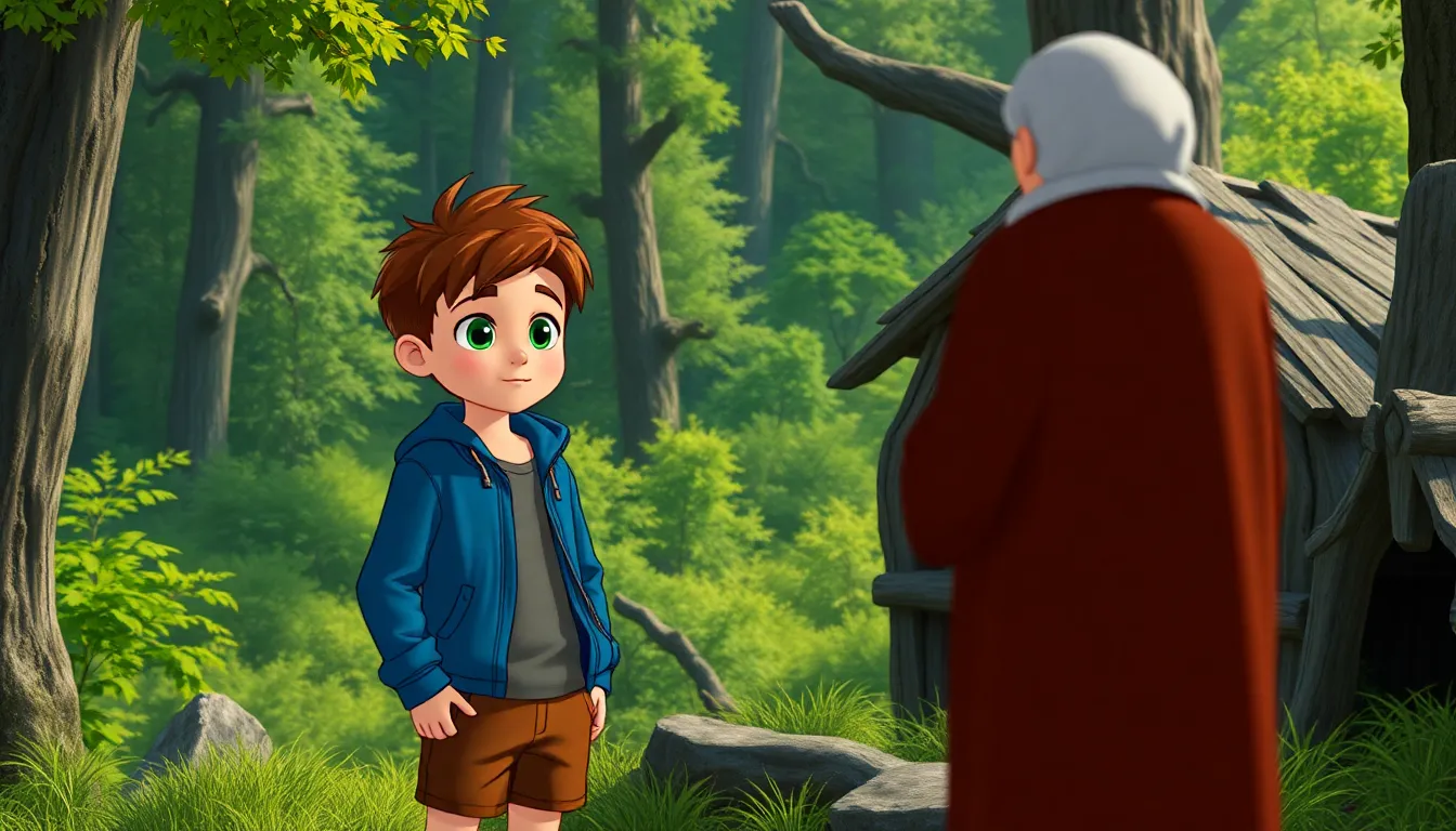 Olivier et les Secrets de la Caverne 1 Illustration de La Découverte d'Olivier