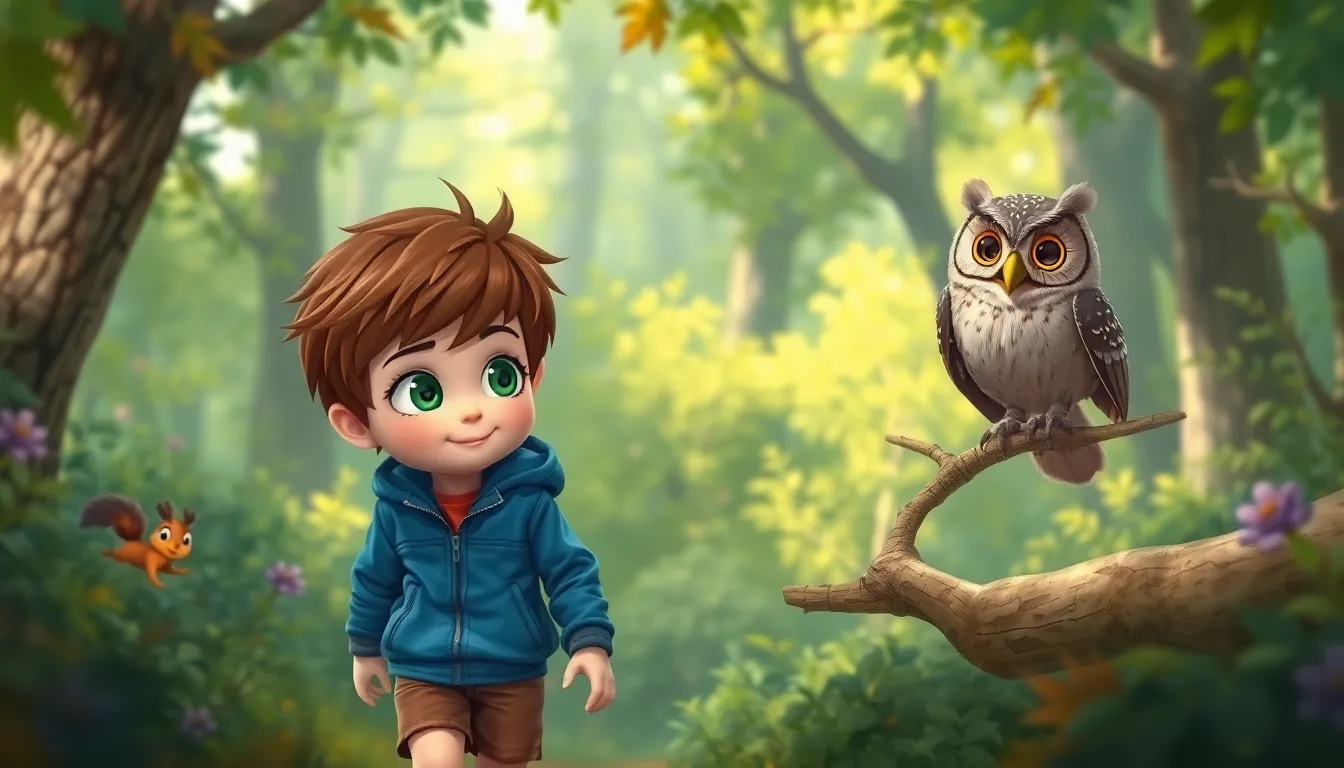 Olivier et les Secrets de la Caverne 2 Illustration du Voyage Commence