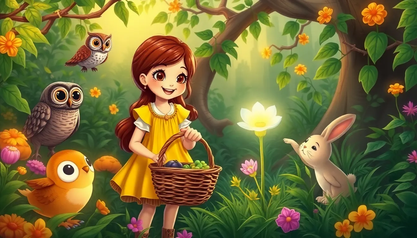 Lila et les Fées du Jardin 5 Illustration de La Quête des Ingrédients