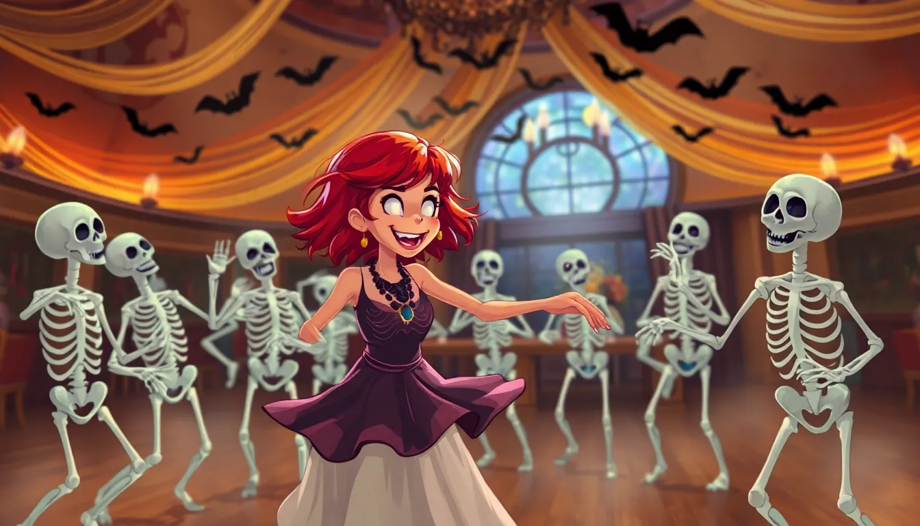 La Nuit des Squelettes Dansants 3 Illustration de La Danse des Squelettes