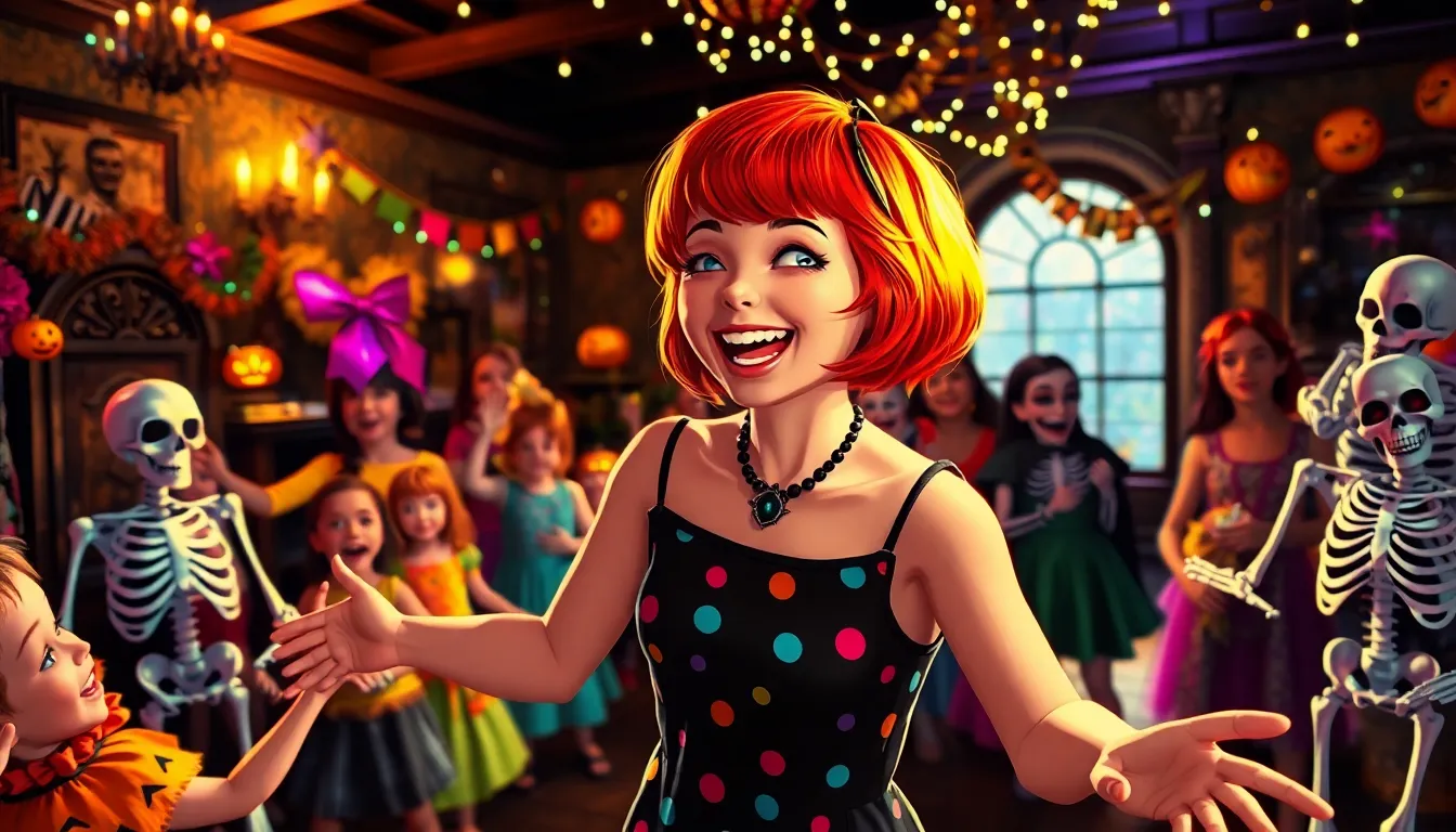 La Nuit des Squelettes Dansants 6 Illustration de La Fête Halloween