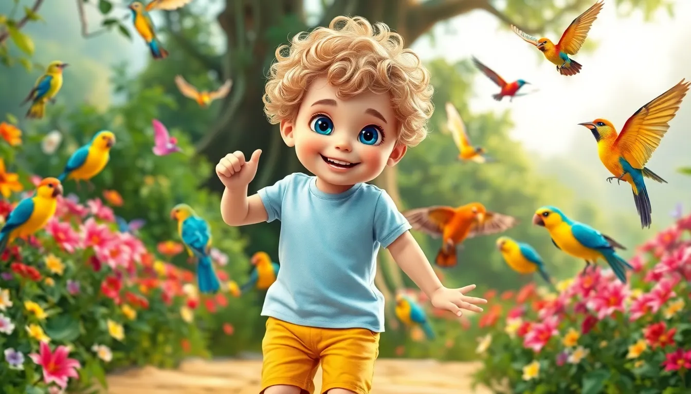 Max et les Ailes de l'Aventure 4 Illustration de L'Aventure au Pays des Oiseaux