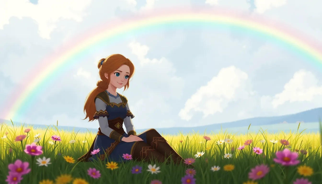 Clara et le Dragon de Cristal 5 Illustration du Calme Après La Tempête