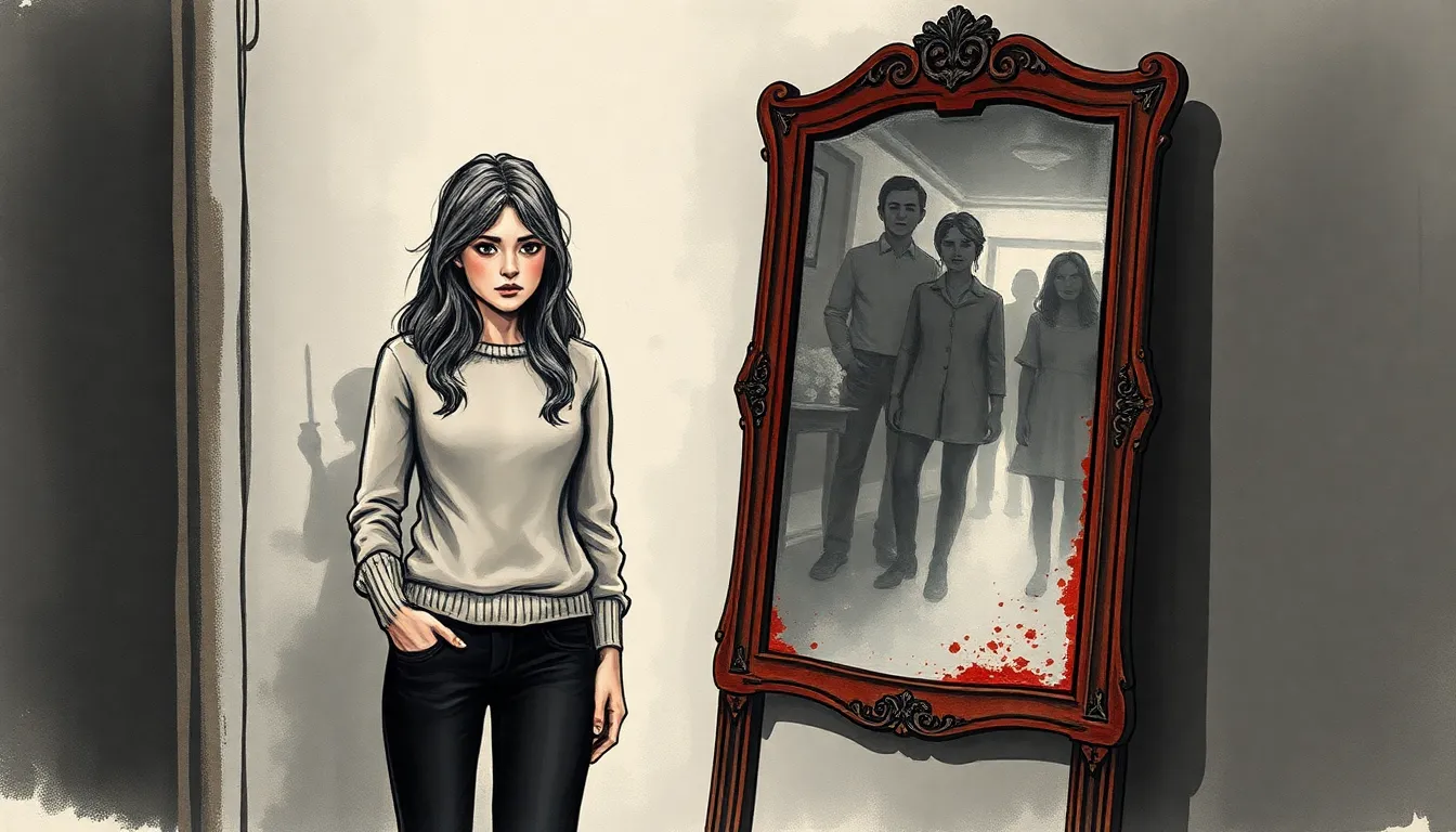 La Maison des Chuchotements : Mystère et Secrets Révélés 3 Illustration de Les Visages Oubliés