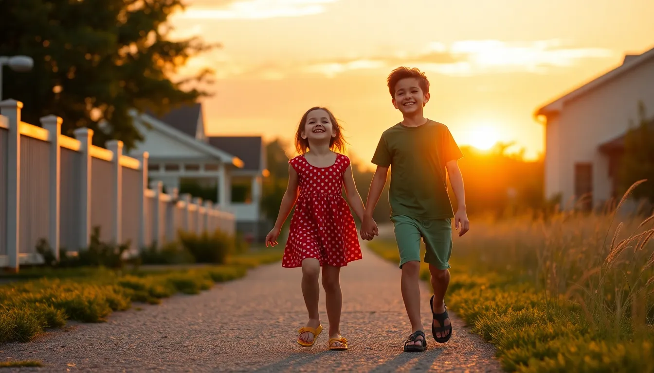 Les Aventures de Sophie et le Trésor Caché 8 Illustration de Le Retour à la Maison