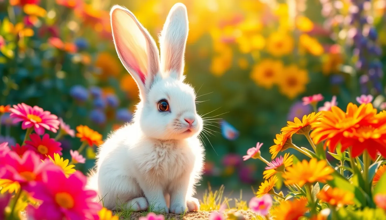 Léon le Lapin et ses Oreilles Magiques 1 Illustration de La Découverte de Léon