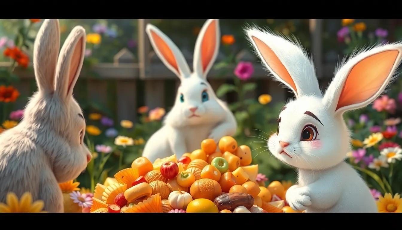 Léon le Lapin et ses Oreilles Magiques 3 Illustration de L'Amitié en Danger