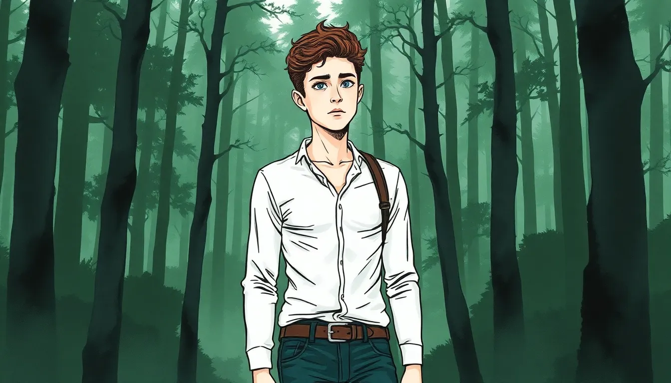 La Forêt des Mirages : Où les désirs prennent vie 1 Illustration de La découverte mystérieuse de la forêt des mirages