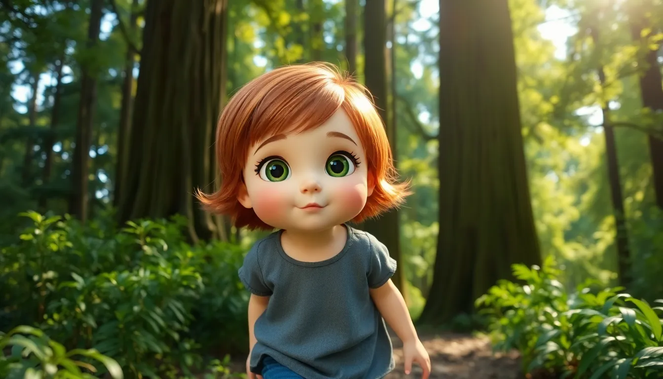 Émilie et la Légende du Dragon de Glace 1 Illustration de La Découverte d'Émilie