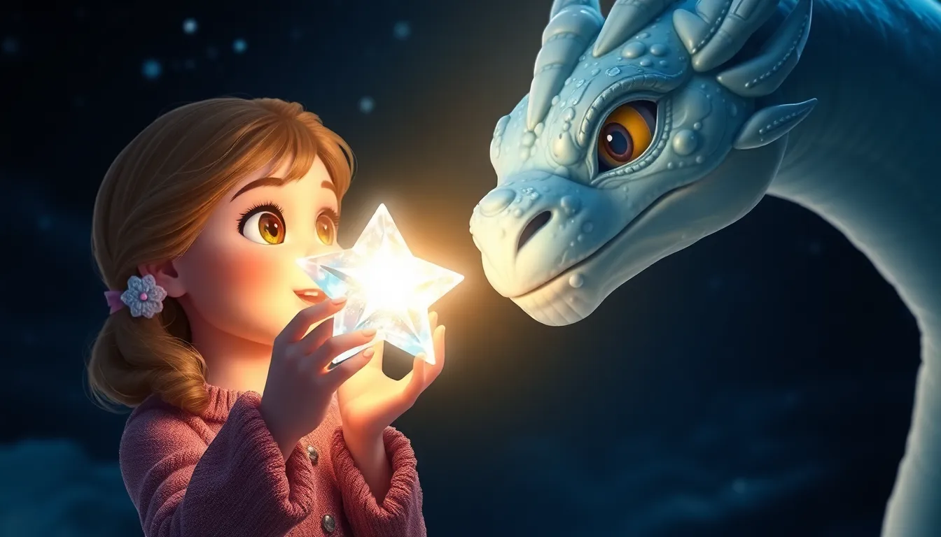 Émilie et la Légende du Dragon de Glace 6 Illustration de L'Offrande du Cœur