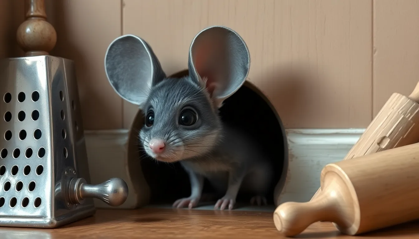 Mimi la Souris et la Grande Fromagerie 1 Illustration de La Découverte de la Fromagerie