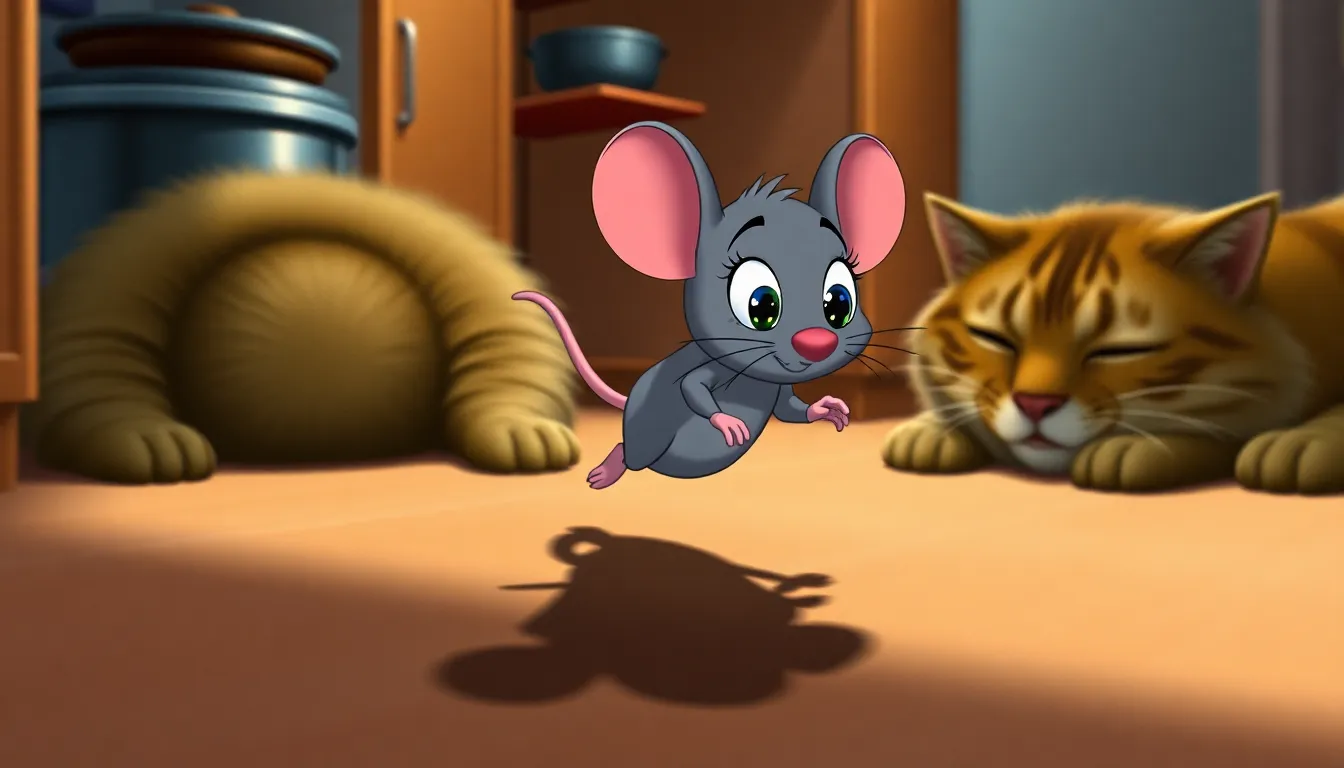 Mimi la Souris et la Grande Fromagerie 2 Illustration de Le Voyage Vers la Fromagerie