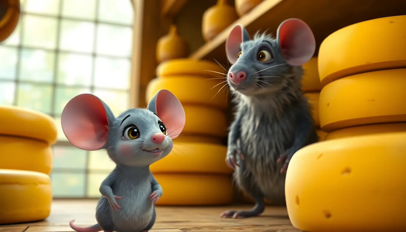 Mimi la Souris et la Grande Fromagerie 3 Illustration de La Grande Fromagerie