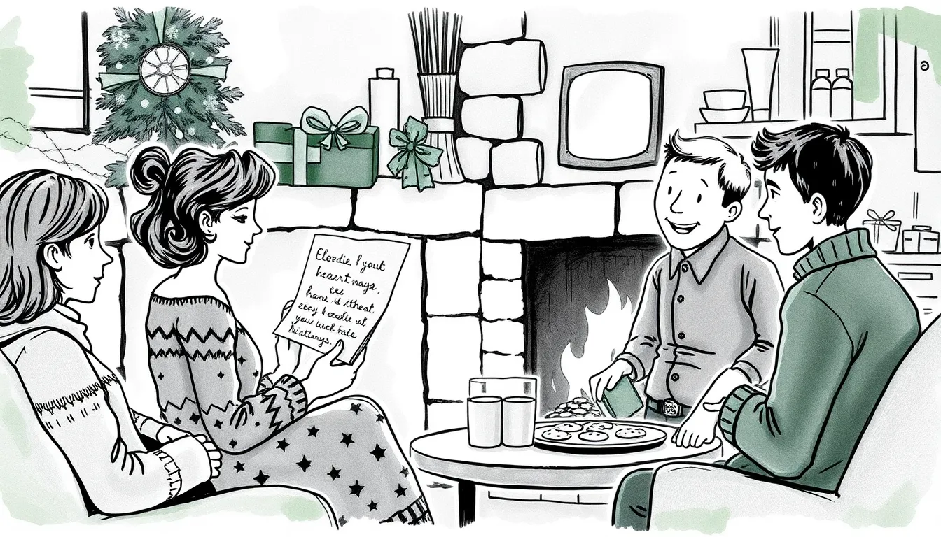 La Magie de Noël : Un Voyage au Coeur des Souvenirs 2 Illustration de Souvenirs en Neige