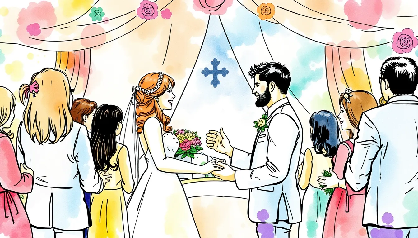 L'Éclat de l'Amour : Une Célébration Éternelle 2 Illustration de L'Union Sacrée