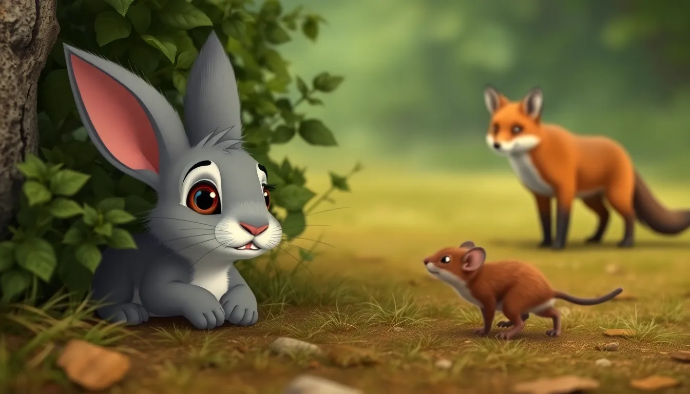 Léon le Lapin et ses Oreilles Magiques 4 Illustration du chapitre Un Avertissement Inattendu