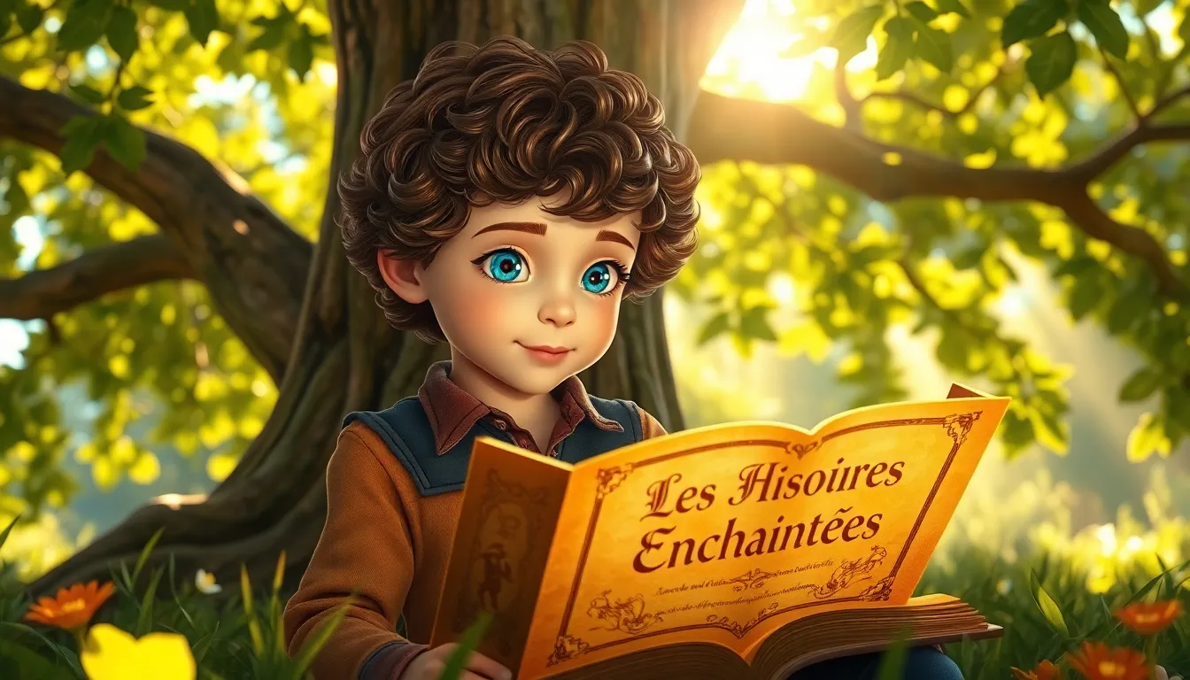 Les Histoires Enchantées de Léo 1 Illustration de La Découverte de Léo