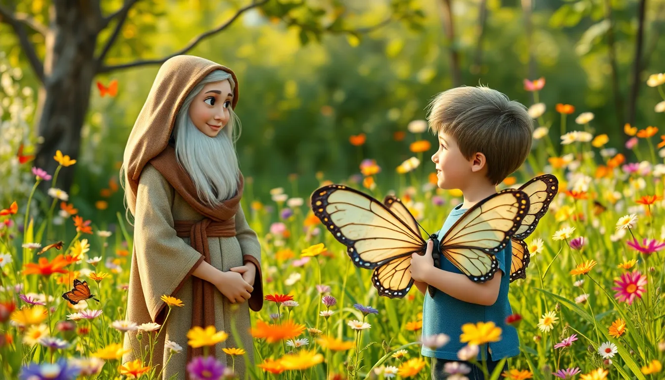 Lucas et les Ailes du Vent 2 Illustration de Les Ailes de Papillon