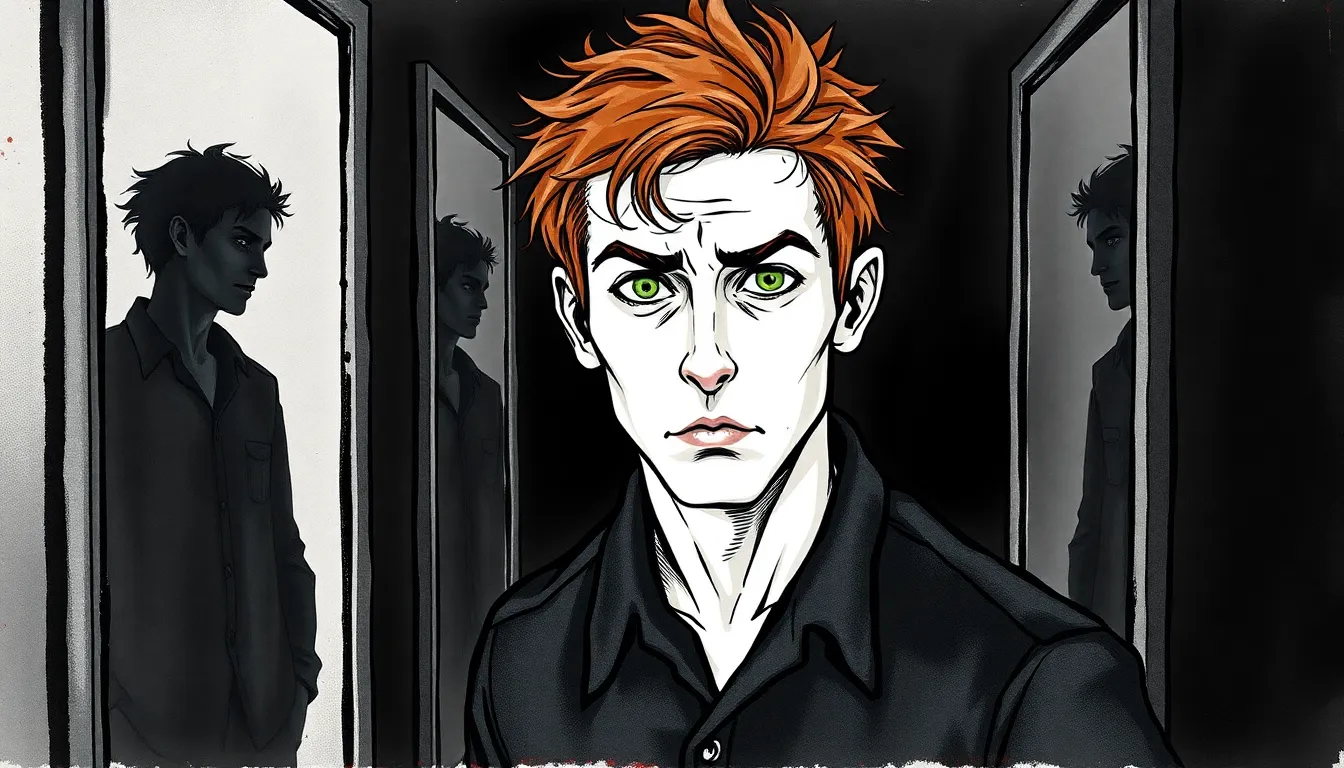 Le Labyrinthe des Songes : Un voyage d'introspection et de rêves 2 Illustration du premier rêve : Reflets de la peur