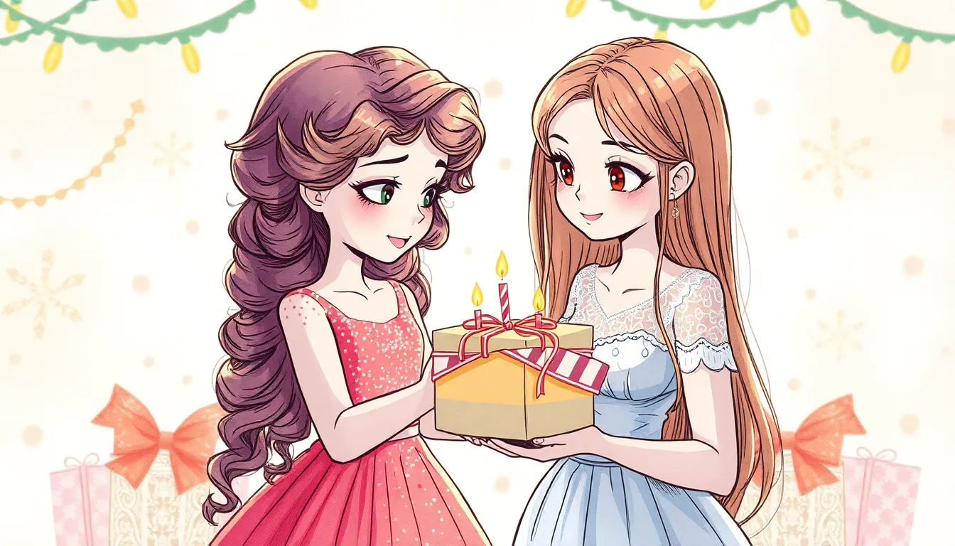 Souffles de Joie : L'Amitié en Fête 1 Illustration de Un Jour Lumineux