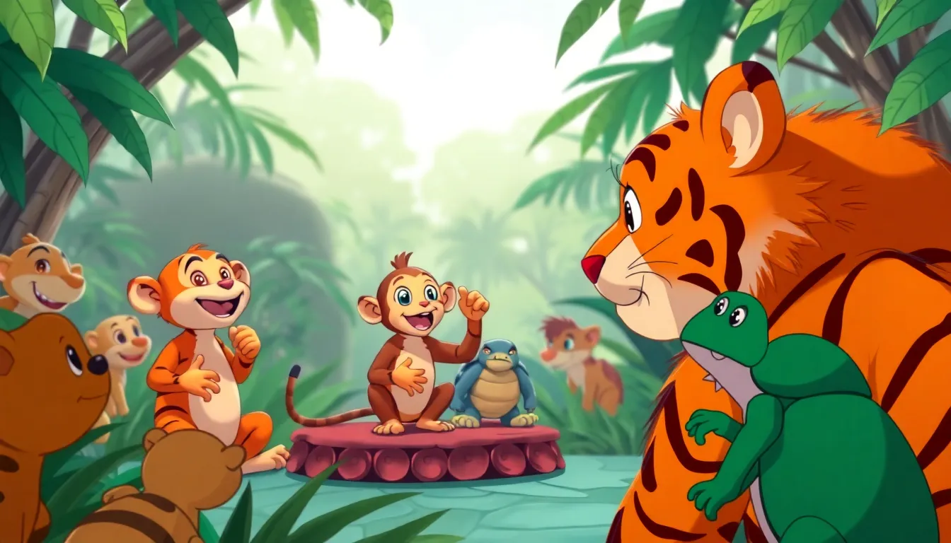 Tommy le Tigre et ses Blagues 4 Illustration de Les Compétiteurs