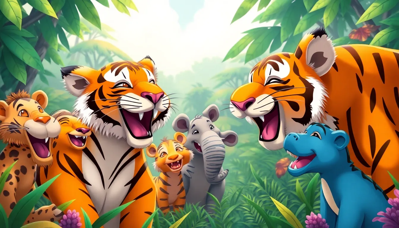 Tommy le Tigre et ses Blagues 6 Illustration du Grand Rire