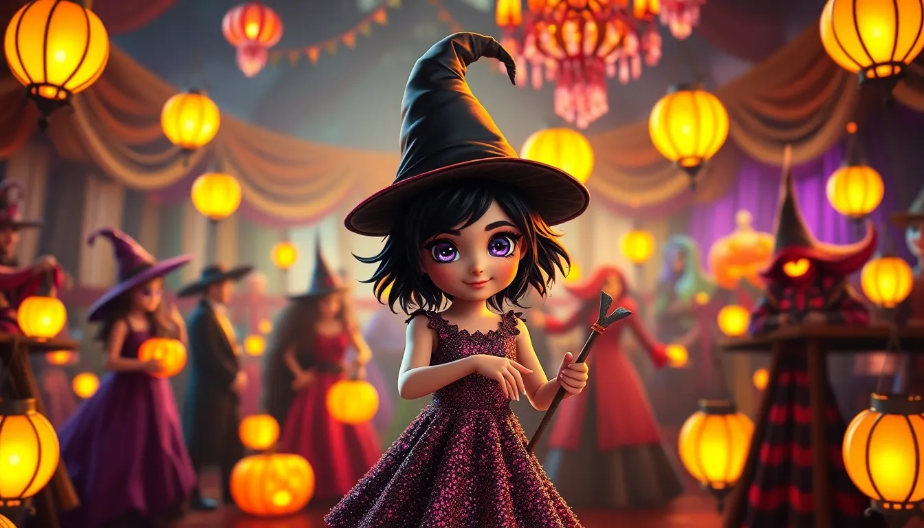 La Petite Sorcière et le Bal Masqué 4 Illustration du Bal Masqué