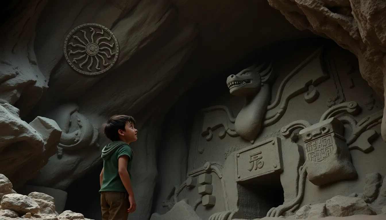 Olivier et la Caverne des Secrets 3 Illustration de Les Échos Mystérieux