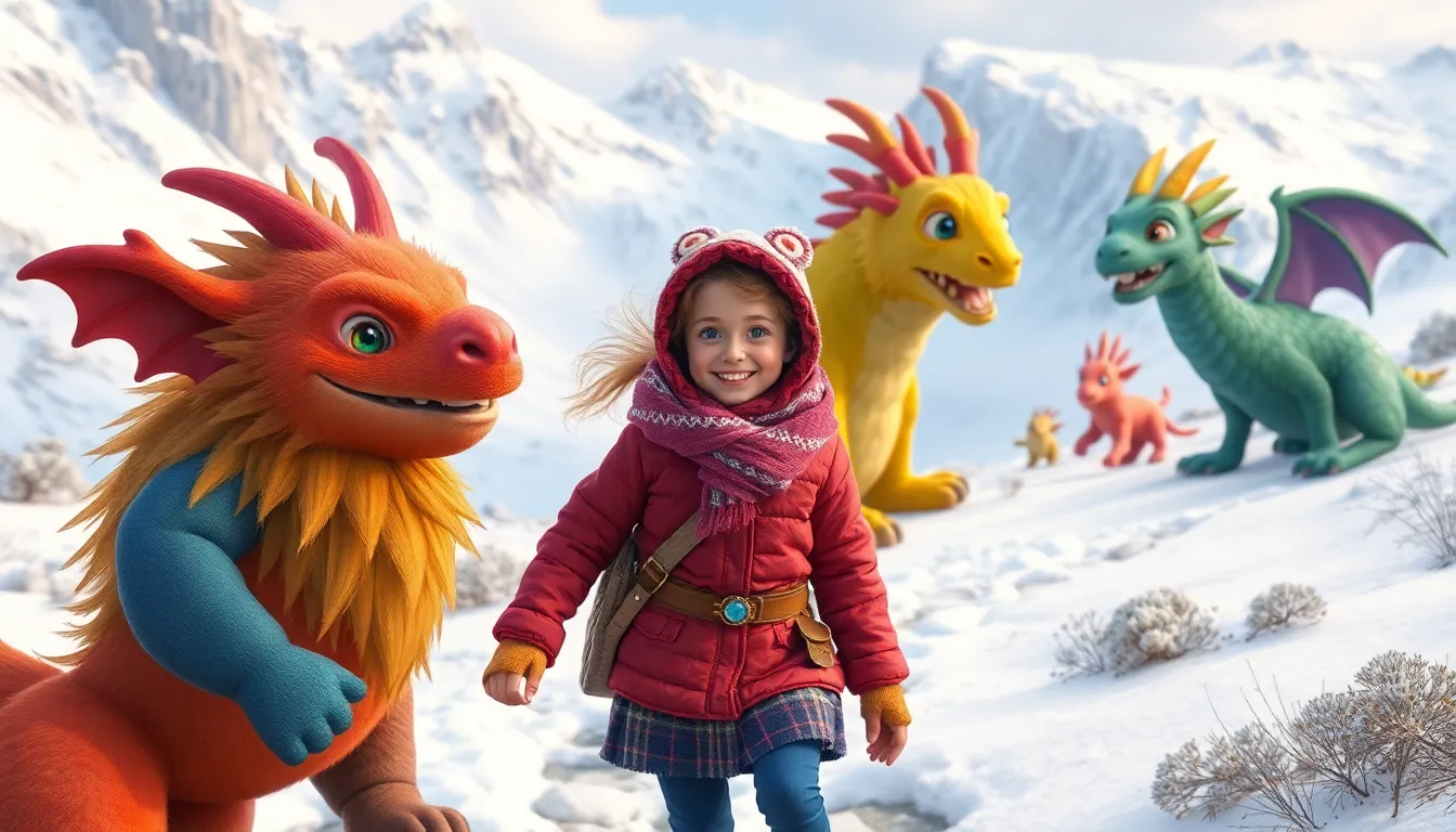 Émilie et la Légende du Dragon de Glace 3 Émilie et Frisson dans la montagne