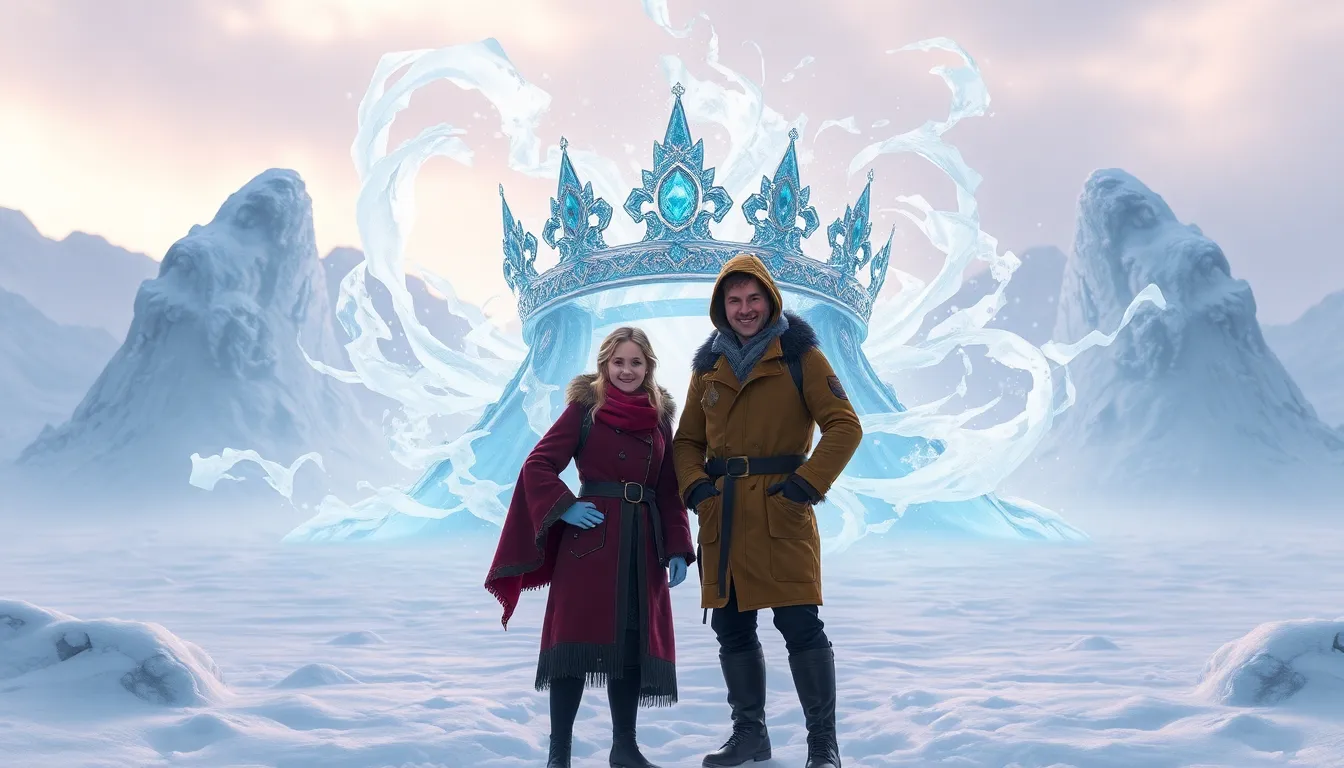 Émilie et la Légende du Dragon de Glace 4 Illustration de La Couronne Magique