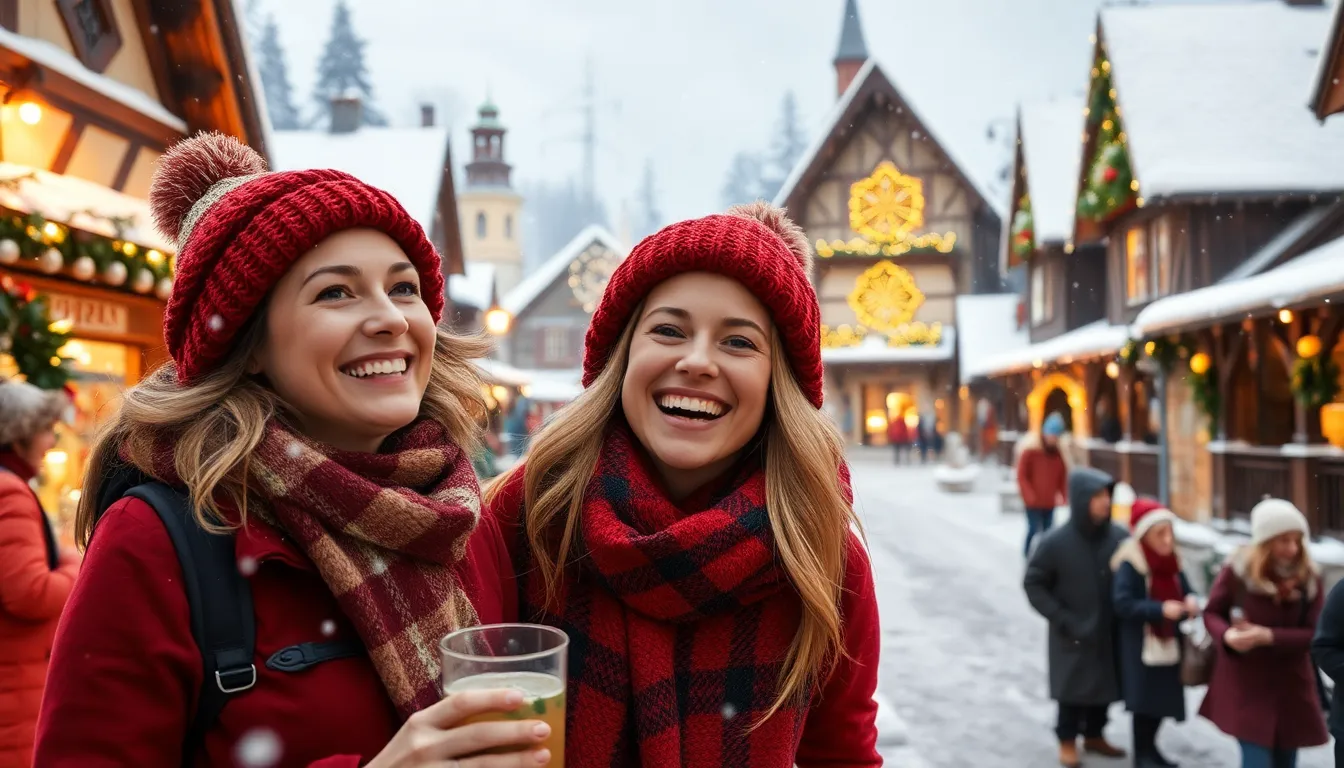 Émilie et la Légende du Dragon de Glace 5 Illustration du Retour au Village