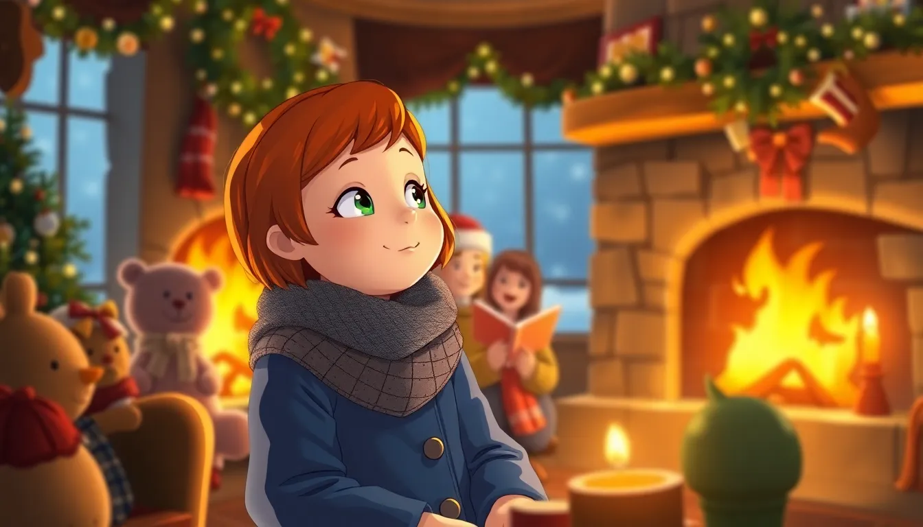 L'Hiver de Nina 5 Illustration de La Veillée de Noël