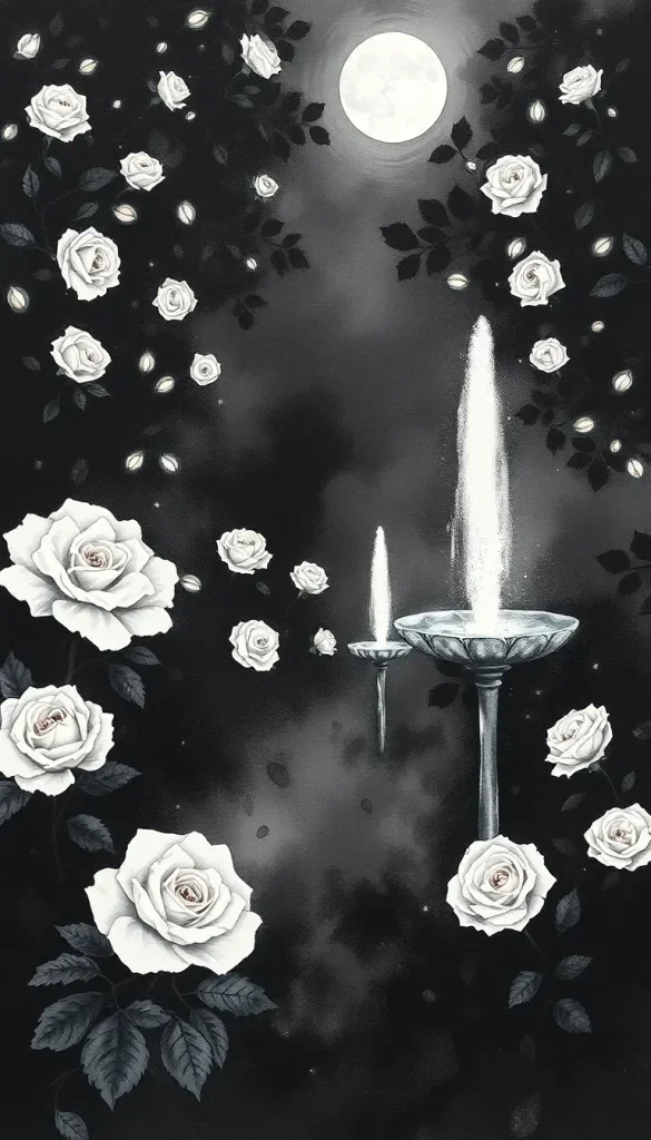 Amour impossible sous un jardin secret