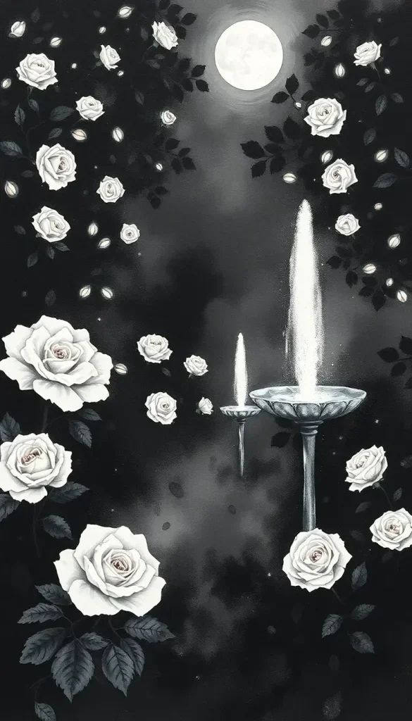 Amour impossible sous un jardin secret