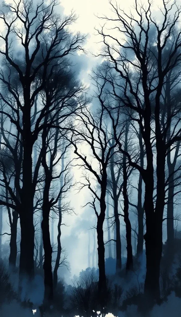 Espoir perdu sous une forêt hantée