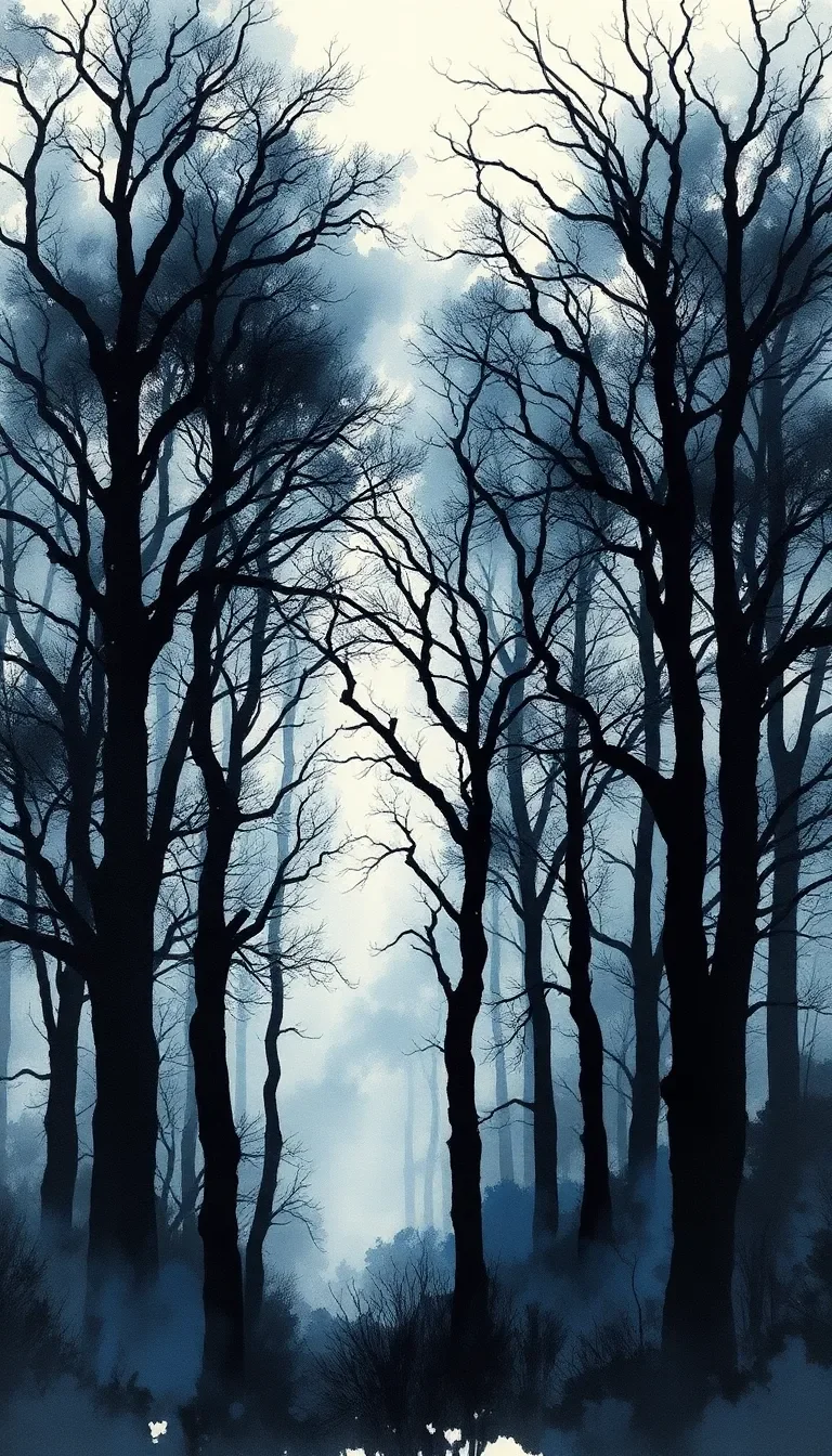 Espoir perdu sous une forêt hantée