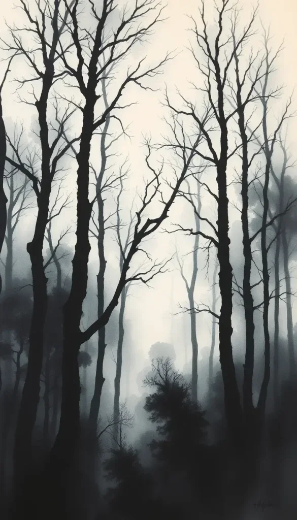 Exil sous une forêt hantée