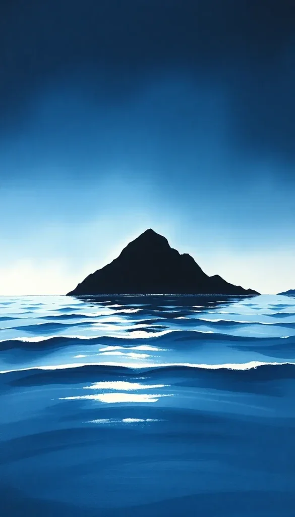 Illusion sous une île lointaine