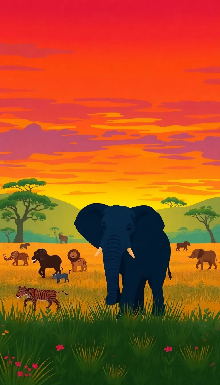 Le Petit Éléphant et sa Grande Famille