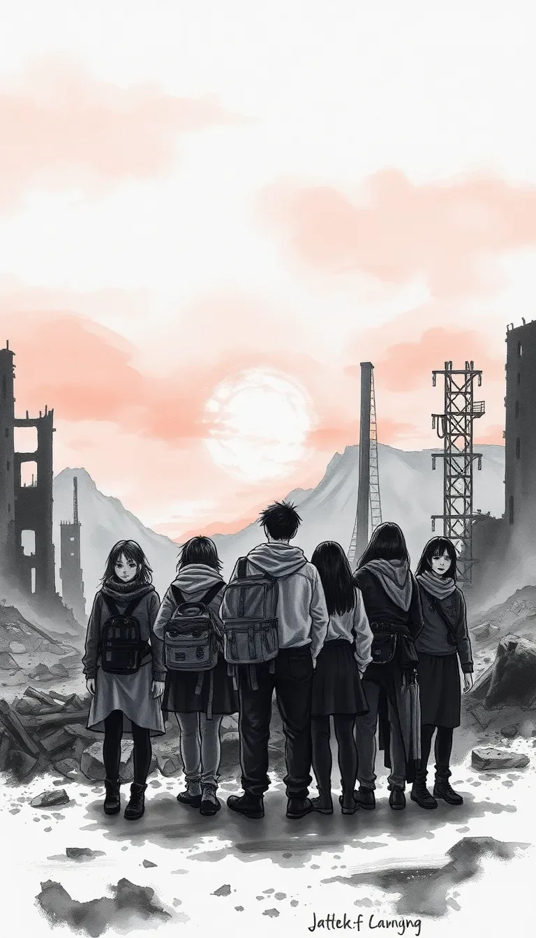 Les Lueurs de l'Aube : Survivants en quête d'espoir après la catastrophe