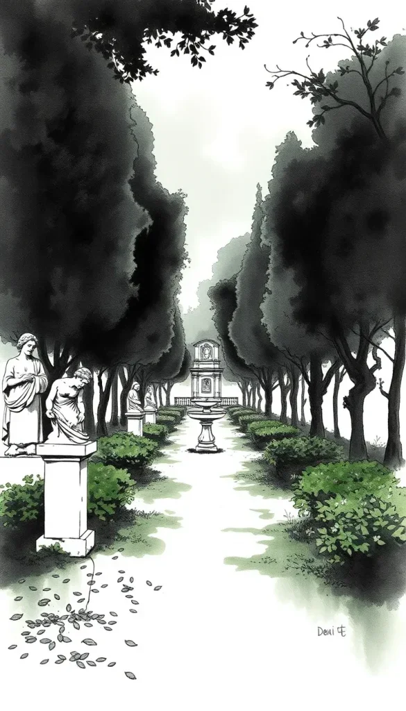 Liberté sous un jardin secret