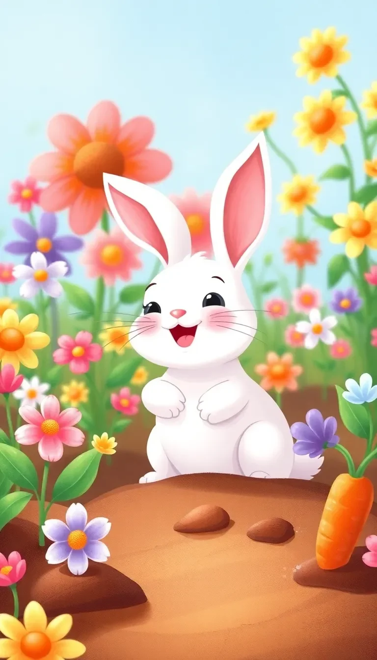 Lulu le Lapin et le Champ de Carottes