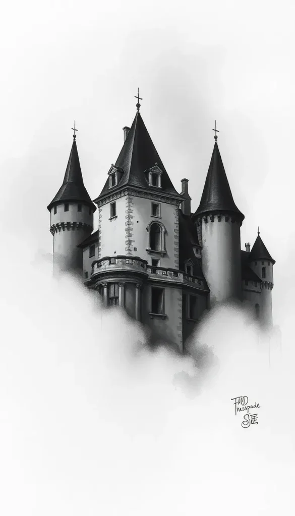 Mélancolie sous un château abandonné