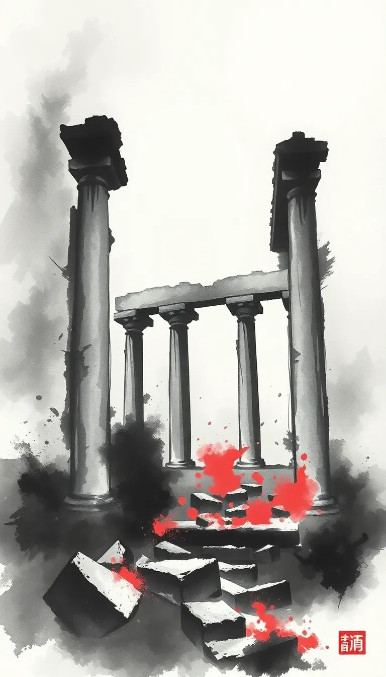 Sacrifice sous un temple ancien
