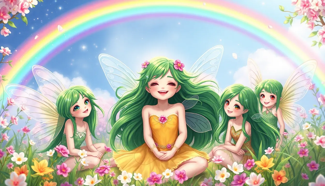 Les Lutins Endormis de la Forêt 6 Illustration du Réveil des Lutins